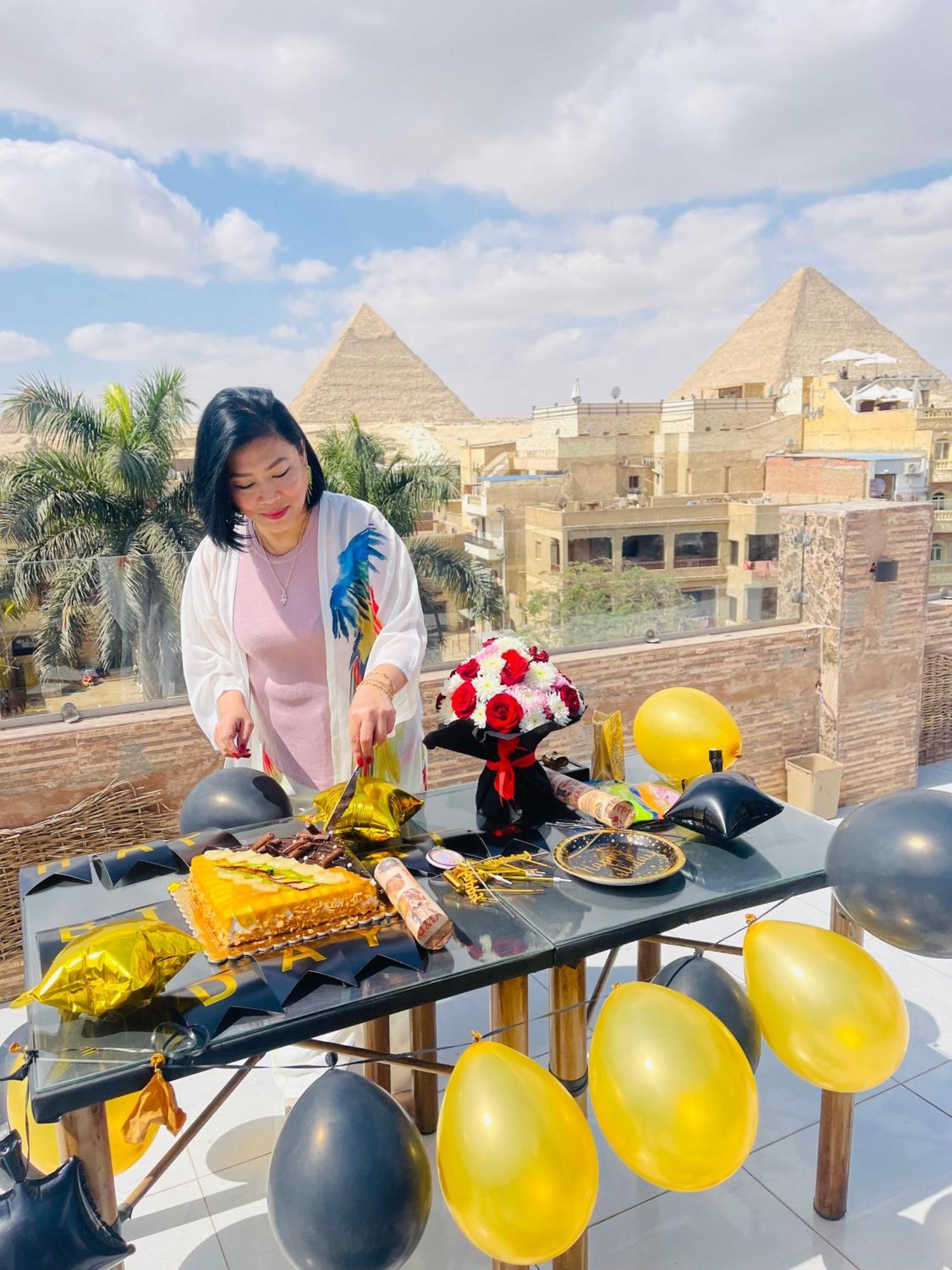 Pyramids Express View Hotel Kafrat al Jabal ภายนอก รูปภาพ